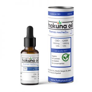 ACEITE DE CBD 10% PREMIUM HAKUNA OIL BUENAS NOCHEZZZ CON GABA