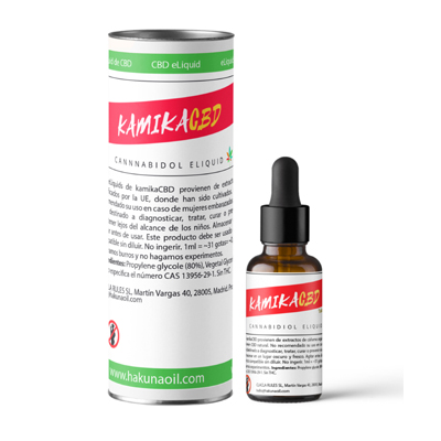 KAMIKA CBD E-Liquid 2,5% CBD Sabor Hemp